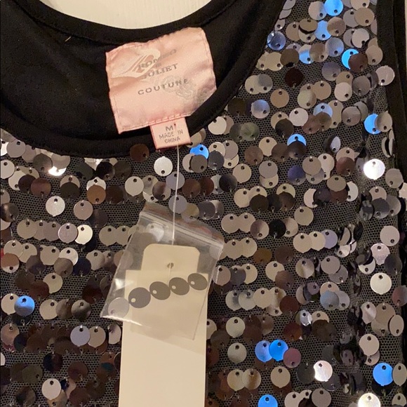 BNWT Romeo&Juliet Couture Junior tank dress Blk M - Picture 3 of 7